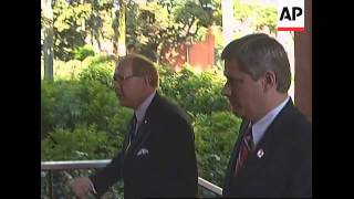 Leaders arrive ahead of opening ceremony