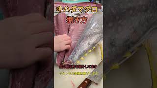 キハダマグロ捌き方#shorts #short #おすすめ #fish #japan #new #howto #fillet #鮮魚 #料理 #簡単 #sushi #簡単 #釣り #チャレンジ