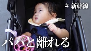 【生後171日】ワンオペ帰省は想像以上の大変さ/帰省の持ち物準備～新幹線移動まで/場所見知り\u0026人見知りの生後5ヶ月赤ちゃん/ママと新幹線で2時間30分の移動/Japanese baby