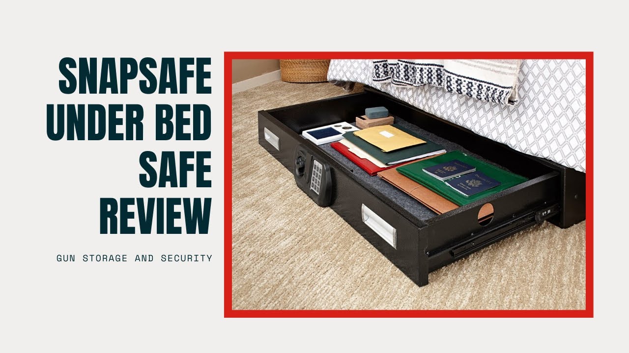 SnapSafe Under Bed Safe, Gun Storage And Security Review - YouTube