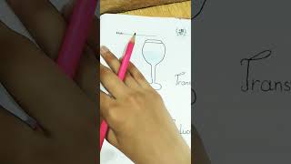 Easy drawing of Transparent,  Translucent,  Opaque objects #subscribemychannel #foryou