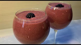 Ежевичный смузи||Blackberry smoothie