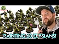 Painting 60 Elysian D99 Drop troops - The Anphelion Project