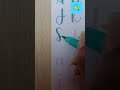 calligraphy practice calligraphy shorts shortvideos handwriting art satisfying timelapse