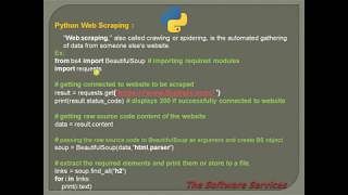 32 Python Web Scraping in Telugu
