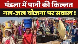 Mandla News : मंडला में पानी की किल्लत, नल-जल योजना पर सवाल ! | Latest News | MP News