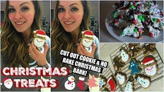 Easy No-Bake Christmas Bark Recipe | Maple Walnut Cut-Out Cookie Recipe | 12DOV EP: 07