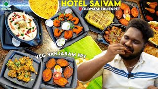 Veg Vanjaram Fry \u0026 Prawn Manchurian 😱 - FIRST EVER MOCK MEAT RESTAURANT 🔥 - Hotel Saivam