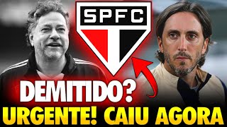 💥BOMBA! LUIS ZUBELDÍA FOI DEMITIDO?! FOI CONFIRMADO TUDO AGORA! ÚLTIMAS NOTÍCIAS DO SÃO PAULO HOJE!