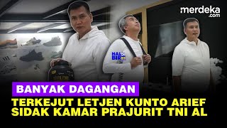 Letjen Kunto Anak Jenderal Sepuh Terkejut Sidak Kamar Prajurit TNI AL, Temukan Banyak Dagangan