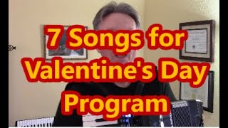 Korg Accordion, 7 Songs for Valentine's Day program, Dale Mathis Accordion