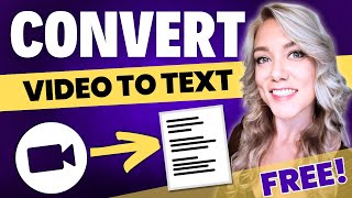 Convert Video to Text for FREE with AI (Super Fast \u0026 No Sign-Ups!)