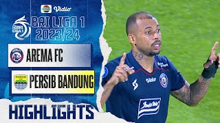 Highlights - Arema FC VS Persib Bandung | BRI Liga 1 2023/24