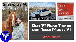 Road Trip to Birmingham Alabama in our Tesla Model Y Long Range AWD Dual Motor