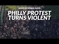 George Floyd protest turns violent in Philadelphia