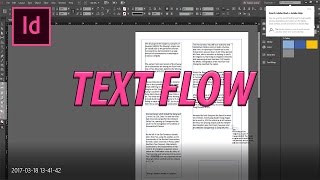 How to Use Adobe InDesign #5 Flowing Text