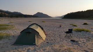 OEX Coyote 3 iii Tent Review Wild Camping Scotland, Loch Laggan