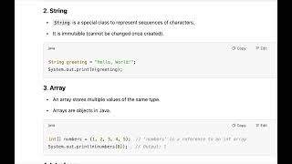 Part2 | Non-Primitive Data Types | #java #datatypes #programming #javacode #coding