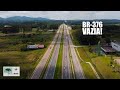 BR-376 VAZIA em São José dos Pinhais, Rodovia bloqueada entre Paraná e Santa Catarina! #drone