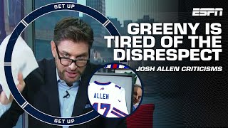 Greeny LOSES it over this Josh Allen question: This is DISRESPECTFUL! 🗣️ | Get Up