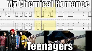 My Chemical Romance Teenagers Guitar Cover With Tab