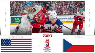 USA vs. Czechia HIGHLIGHTS | 2024 Men's World Hockey Championships