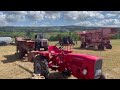 czechoslovakia trasher German guldner tractor trashing at killflinn vintage what a brilliant display