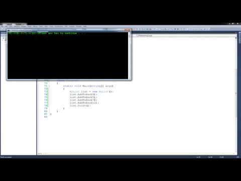 Tutorial 18.2 - Developing a Linked List in C# Tutorial 18.2 - Developing a Linked List in C#