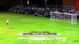 save 5 goal penalty with his face \u0026 win - Scott Sterling vs football Funny