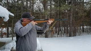 Suppressed 16in SKS Paratrooper with Brown Bear subsonic 7.62x39 ammo