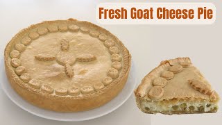 How to Make Maltese Torta tal-Gbejniet Friski | Traditional Fresh Goat Cheese Pie from Malta