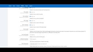 Site Administration Grades , Report Settings