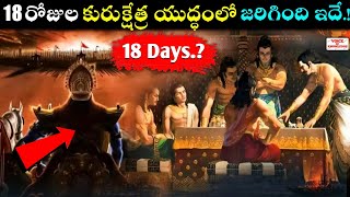 18 రోజుల కురుక్షేత్ర యుద్ధంలో ఏ రోజు ఏం జరిగింది? ఏ రోజు ఎవరు మరణించారు? 18 Days of Mahabharata War