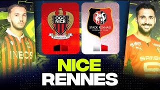 🔴🎥 NICE - RENNES / Choc pour le Podium ! ( OGC - SRFC ) | LIGUE 1 - LIVE/DIRECT