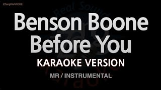 Benson Boone-Before You (MR/Instrumental) (Karaoke Version)