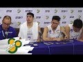 ADMU vs. DLSU | Post-Game Press Interview | UAAP 80  Finals Game 1 | Nov. 25, 2017