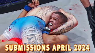 MMA Submissions of April 2024