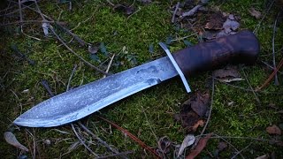 Forging a Battlefield 1 inspired bolo knife from a leaf spring