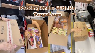 ASMR packing order at target.com