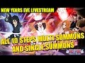 Bleach Brave Souls - NEW YEARS EVE All 10 Step up Summons 5 STAR EVERY MULTI!!!