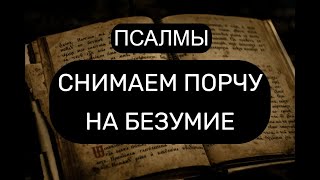 СНИМАЕМ ПОРЧУ НА БЕЗУМИЕ