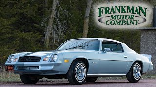 Taking a Spin in a Classic 1979 Chevrolet Camaro - Frankman Motor Company - Walk Around \u0026 Driving