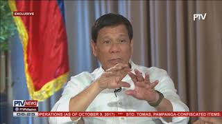 Pangulong Duterte, 'hands-off' na sa kampanya vs iligal na droga