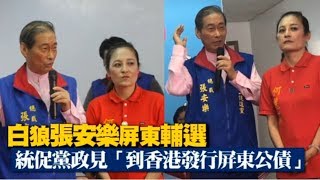 白狼張安樂屏東輔選　統促黨狂政見「到香港發行屏東公債」 | 台灣蘋果日報