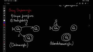 Being Deterministic vs Nondeterministic FSA