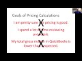 webinar pricing goals calculations and markups