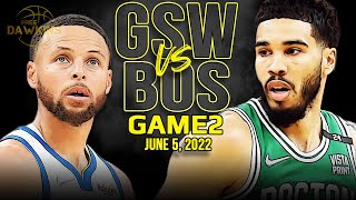Golden State Warriors vs Boston Celtics Game 2 Full Highlights | 2022 NBA Finals | FreeDawkins