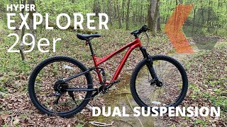 $248 Hyper Explorer Dual Suspension 29er Mountain Bike from Walmart