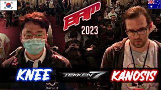 KNEE (Paul) 🇰🇷 vs 🇦🇺 KANOSIS (Xiaoyu) TWT 2023 - BAM 13 (2023) #bam13 #tekken7 #tekkenupdate