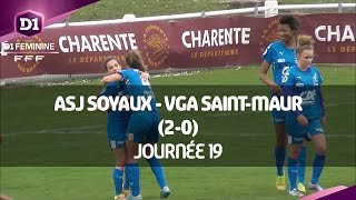 J19 : ASJ Soyaux - VGA Saint-Maur (2-0), le résumé